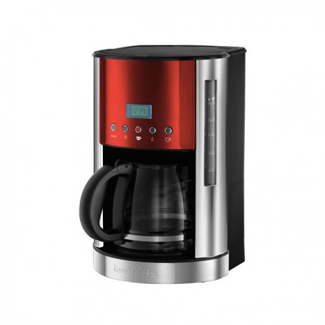 Cafetière programmable 1,8L Russell Hobbs 18626-56 Jewels Rouge 1050W -  Reconditionné