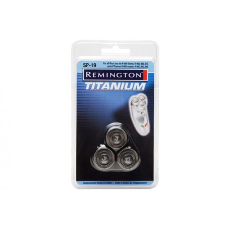 Pack Têtes + Grilles REMINGTON SP19 pour Rasoir 3 Têtes Series R950 & R970 Pack Têtes + Grilles REMINGTON SP19 pour Rasoir 3 Têtes Series R950 & R970