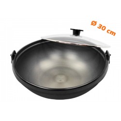 Marmite alu Anodisé Multi-cuissons Ø 30 cm HAKE HH30 Basse