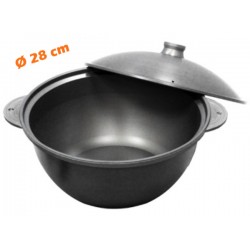 Marmite alu Anodisé Multi-cuissons Ø 28 cm HAKE HF28H Haute