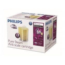 Pack de 4 Cartouches anti-calcaire Philips PerfectCare Pure GC004/00