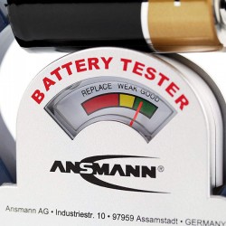 Testeur de piles / batteries Alcaline, NiMH, NiCD-batteries ANSMANN 4000001