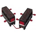 Appareil à raclette 2en1 - 8 Personnes BRANDT RAC2x4MG Noir, Rouge