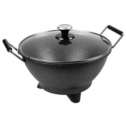 Wok électrique 7L Ø 30cm PRINCESS 162389 Noir 1400W