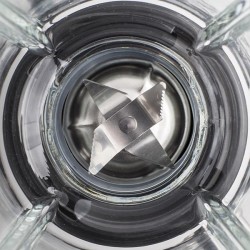 Blender / Mixeur verre 1L TRISTAR BL-4441 Inox, Noir 350W