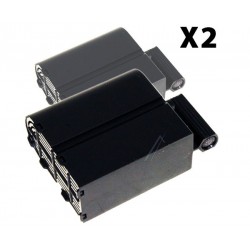 Pack de 2 Cassettes anticalcaires type A DOMENA 500975100 Noir