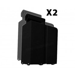 Pack de 2 Cassettes anticalcaires type A DOMENA 500975100 Noir