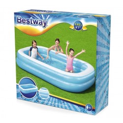 Piscine gonflable 262 x 175 x 51 cm BESTWAY 54006 FAST SET Bleu