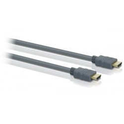 Câble HDMI 3 m Haut Débit PHILIPS SWV4433W/10 Connecteurs plaqués Or