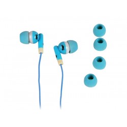 Écouteurs + Embouts silicone T'nB ESCOMX COMXTRIP Bleu Turquoise