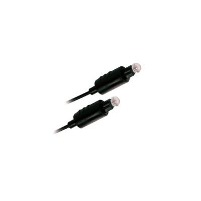 Câble de fibre optique Ø 4 mm Toslink/Toslink 3 m COM 3323489 Noir