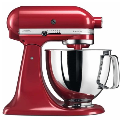 Robot Pâtissier 4,8L KITCHENAID ARTISAN 5KSM125 Argent ou Rouge Empire