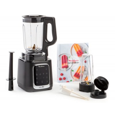 Blender 1,75L + Gourde nomade Tritan MOULINEX LM91HD10 INFINIMIX+ Argent 1600W