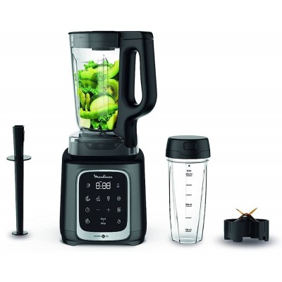 Blender 1,75L + Gourde nomade Tritan MOULINEX LM91HD10 INFINIMIX+ Argent 1600W