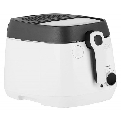 Friteuse 2,4L DELONGHI FS6025 Blanc, Gris 1800W