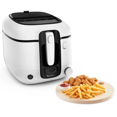 Friteuse 2,2L + Minuteur MOULINEX AM314010 SUPER UNO Blanc, Noir 1800W