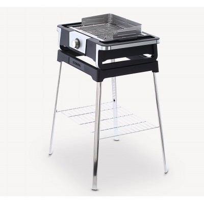 Barbecue sur pied 2en1 SEVERIN PG8117 SENOA BOOST S Noir, Inox 3000W