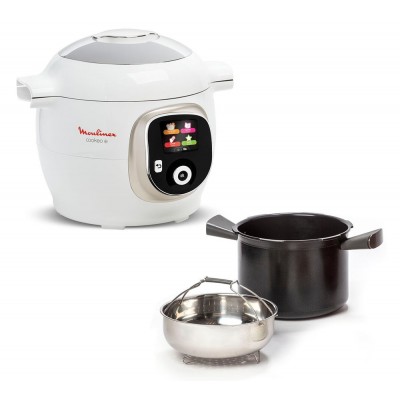 Multicuiseur COOKEO+ 6L MOULINEX CE851A10 Blanc 1600W