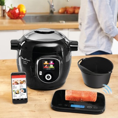 Multicuiseur COOKEO+ CONNECT 6L MOULINEX CE859800 Noir 1600W