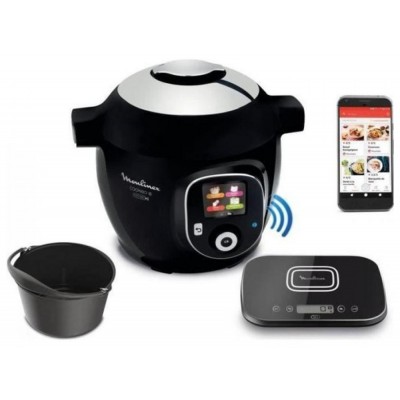 Multicuiseur COOKEO+ CONNECT 6L MOULINEX CE859800 Noir 1600W