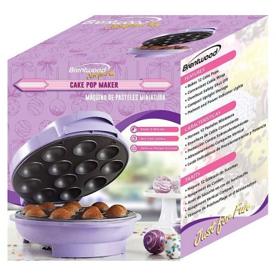 Cake Pop Maker X12 AMBIANO CPM2018 Vert ou Mauve 1200W