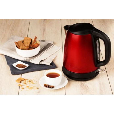 Bouilloire 1,7L MOULINEX BY550510 SUBITO SELECT Rouge 2400W