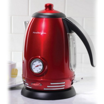 Bouilloire 1,7L SIMÉO ASTFD400 NOSTALGIA Rouge métallisé 2200W