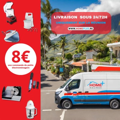 Livraison Petits Appareils / Petits Articles sous 24/72H Uniquement sur La Réunion