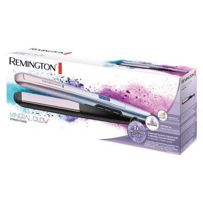 Lisseur REMINGTON S5408 MINERAL GLOW Lilas, Bleu