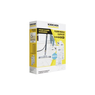 Pack de 2 Serpillères Microfibres KÄRCHER 2.863-259.0 pour buse sol EASY FIX SC1-SC5