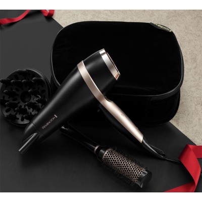 Sèche-cheveux Coffret REMINGTON D6940GP SALON SMOOTH Noir, Doré 2100W