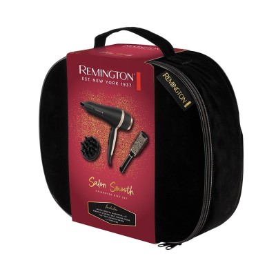 Sèche-cheveux Coffret REMINGTON D6940GP SALON SMOOTH Noir, Doré 2100W