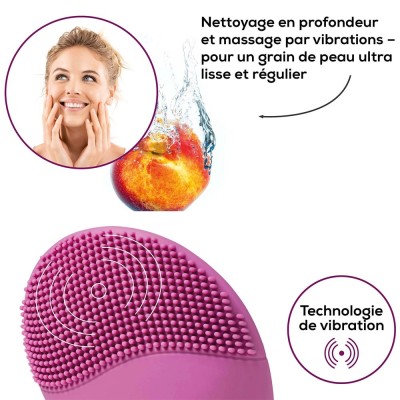 Brosse nettoyante visage BEURER FC49 Rechargeable Rose