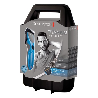 Tondeuse à cheveux avec ou sans fil REMINGTON HC335 COFFRET TITANIUM