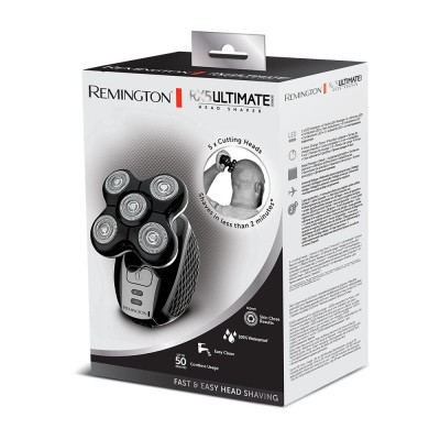 Rasoir rotatif 5 têtes REMINGTON XR1500 RX5 ULTIMATE SERIES Noir, Gris