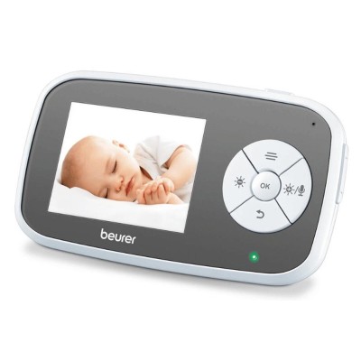 Babyphone Vidéo LCD 2.8" BEURER BY110 BABYCARE Gris, Blanc