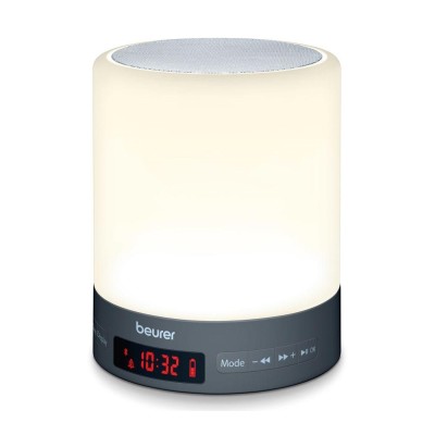 Réveil lumineux connecté BEURER WL50 Gris, Blanc