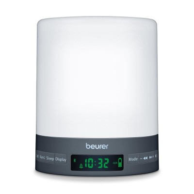 Réveil lumineux connecté BEURER WL50 Gris, Blanc