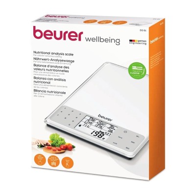 Balance nutritionnelle BEURER DS61 WELLBEING Blanc