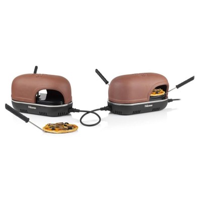 Set fours à pizza TRISTAR PZ-9162 PIZZA FESTA CONNECT Marron, Noir 1060W