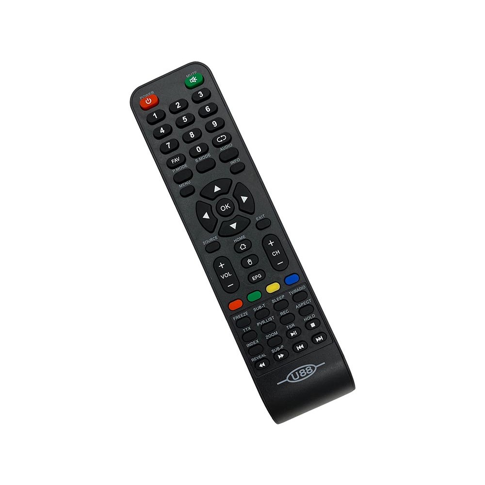 Télécommande d'origine TV U88 TELTV-U01 Noir