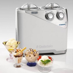 Sorbetière Professionnelle 2,40 L DELONGHI ICK8000 Turbine 2 Bacs