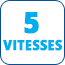 Nombre de vitesses - 5