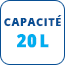 Capacité - 20 L