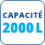 Capacité - 2000 L