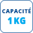 Capacité - 1 kg