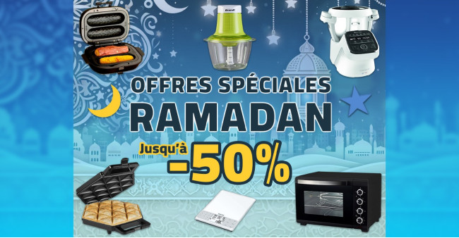 Offres Spéciales Ramadan : Petits électroménagers à prix réduit !